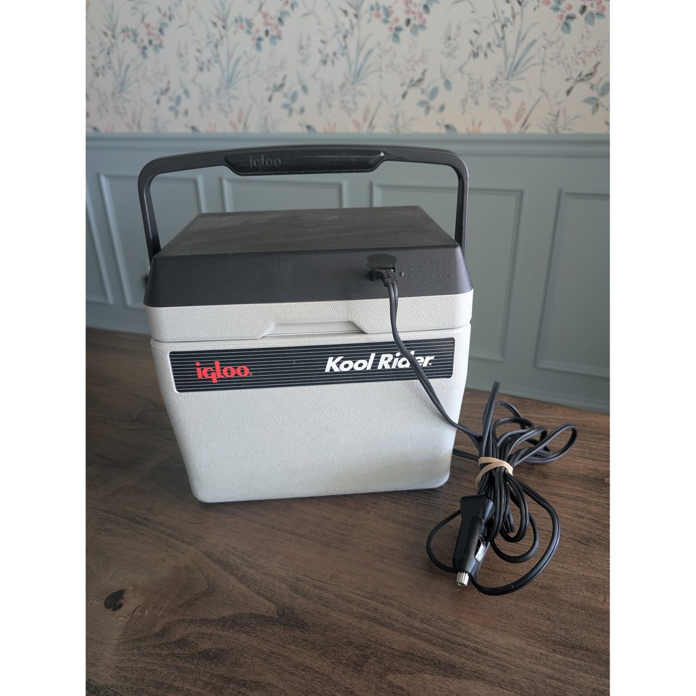 Igloo Kool Rider Thermoelectric Cooler Roadster 12V DC Portable Car Fridge Works